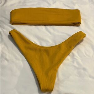 Mustard Yellow Bikini Set